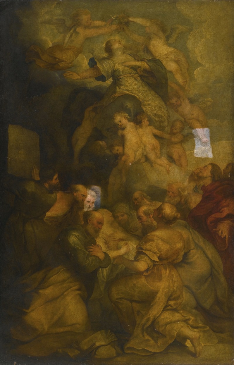 Cornelis Schut - Death, assumption and coronation of the Virgin