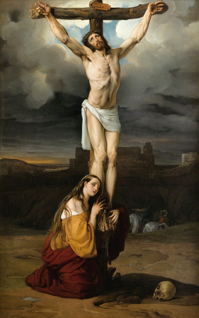 Francesco Hayez - Penitent Magdalene at the foot of the cross
