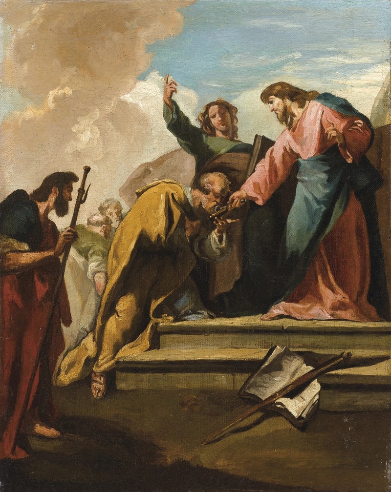 Giovanni Battista Pittoni - Le Christ et Saint Pierre