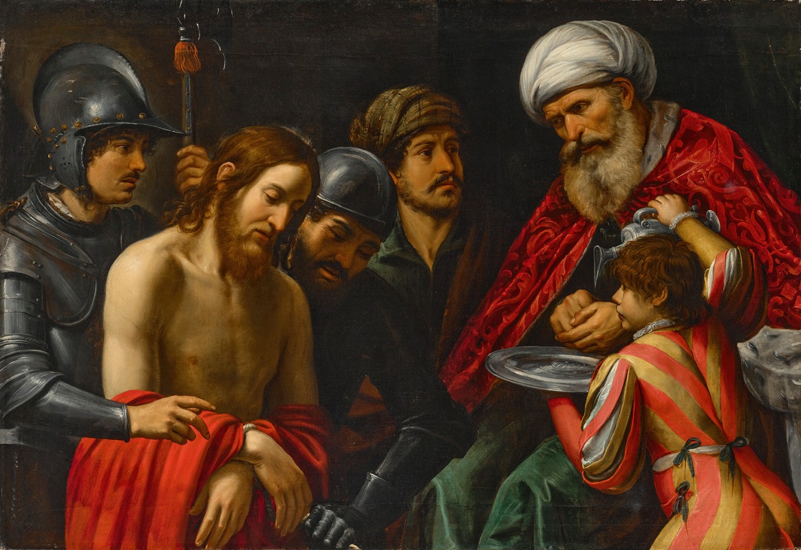 Giuseppe Vermiglio - Christ before Pilate