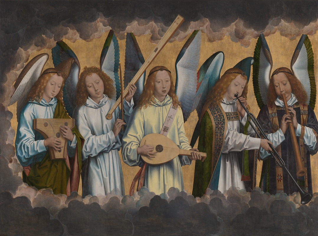 Hans Memling - Music-making Angels