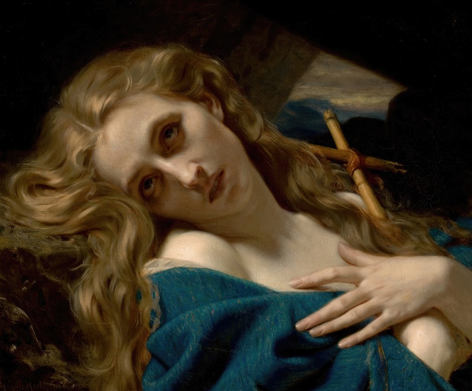 Hugues Merle - Mary Magdalene in the Cave
