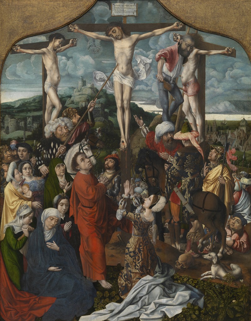 Jan Provoost - The crucifixion 