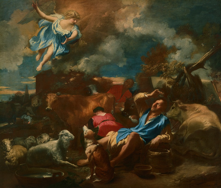 Livio Mehus - The Annunciation to the Shepherds