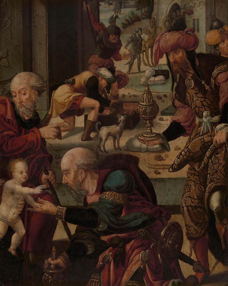 Pieter Coecke van Aelst - The adoration