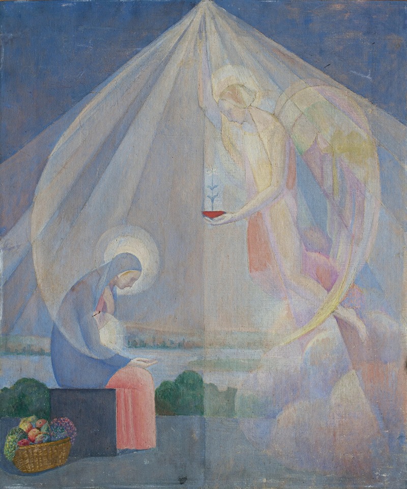 Ángel Zárraga - Anunciación