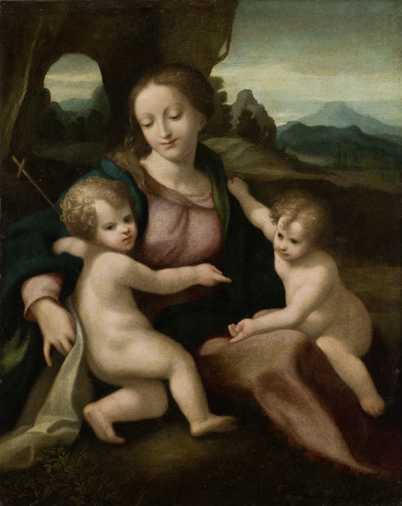 Correggio - Madonna and Child with the Infant Saint John