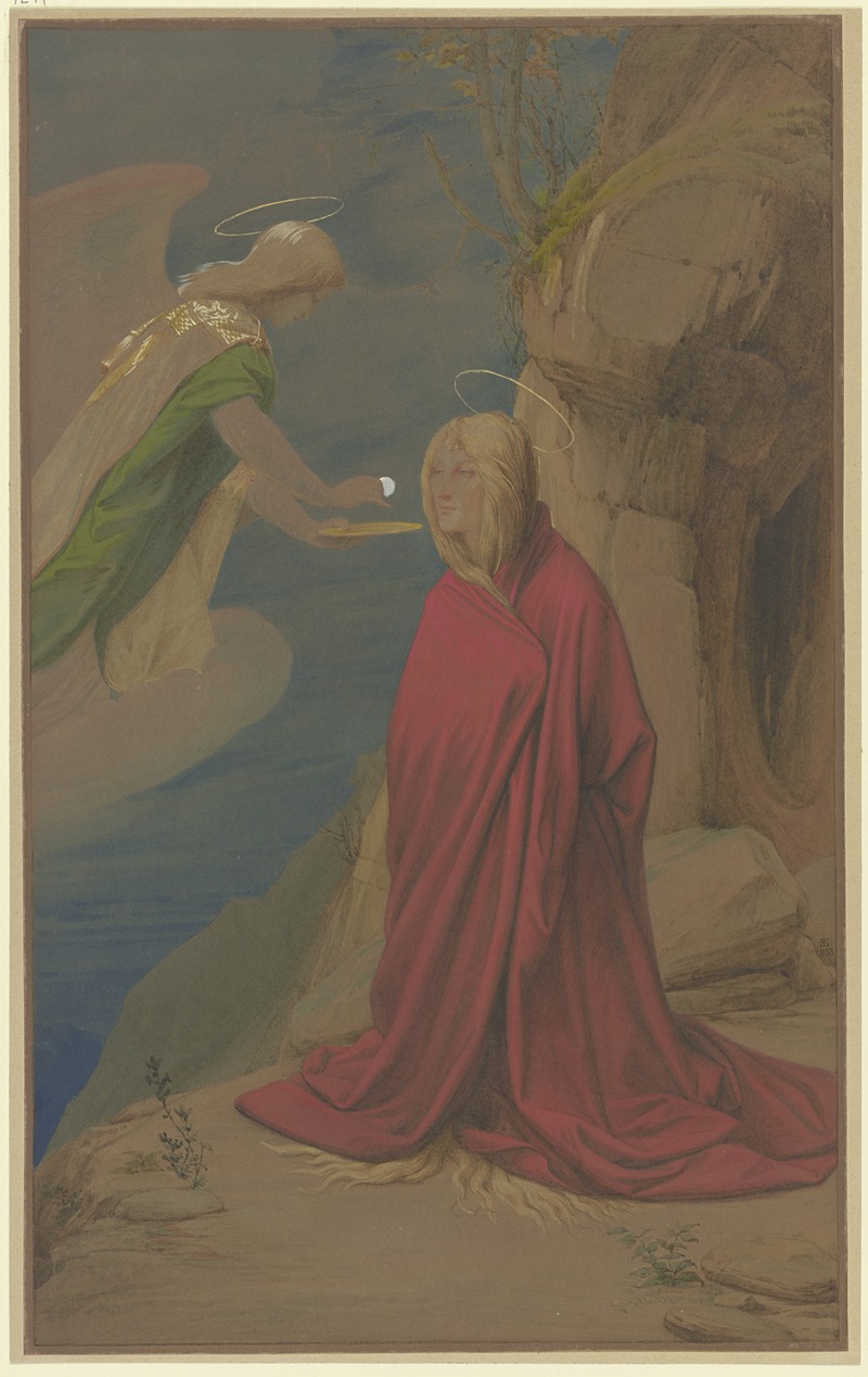 Eduard von Steinle - Die Kommunion der Heiligen Maria Magdalena