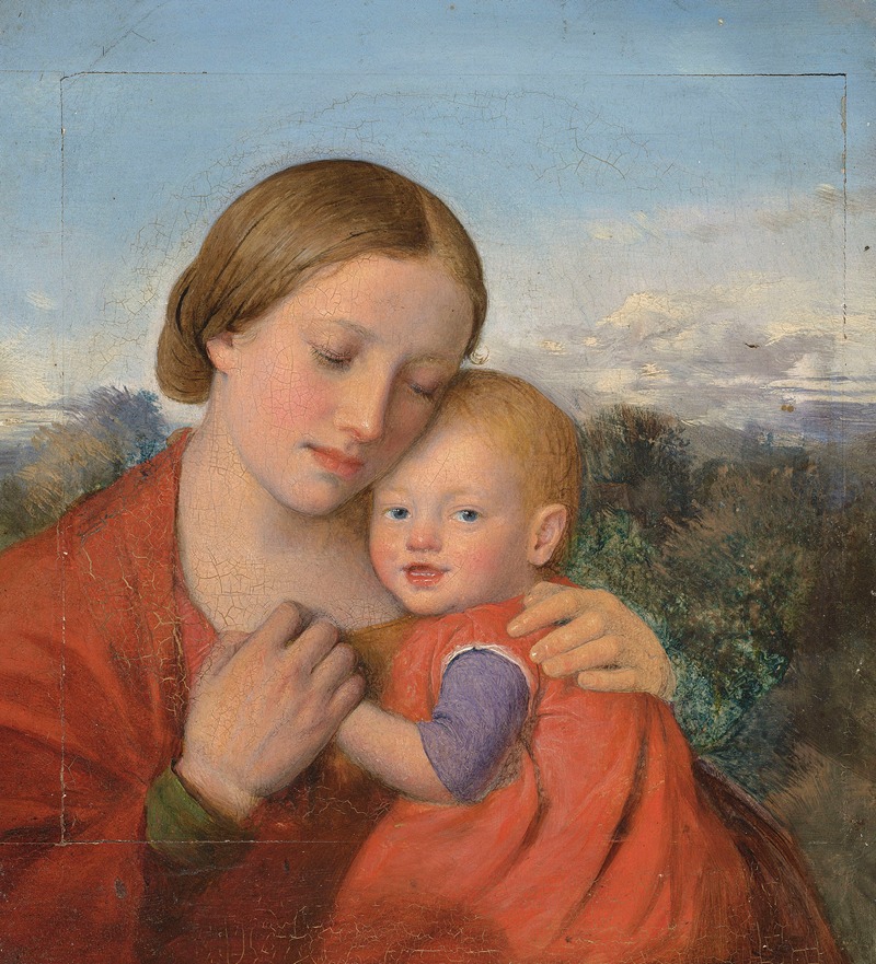 Edward Thompson Davis - Madonna and Child