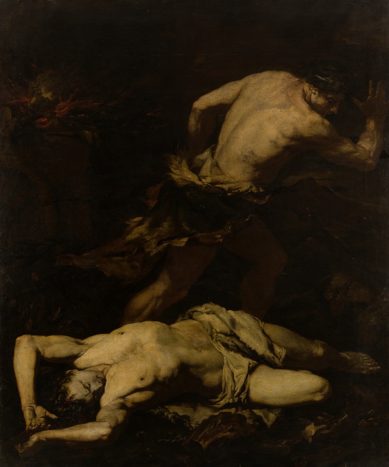 Giovan Battista Langetti - Cain Fleeing after the Murder of Abel