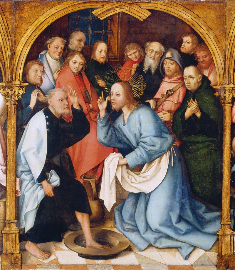 Hans Holbein The Elder - Christ Washing St Peter’s Feet