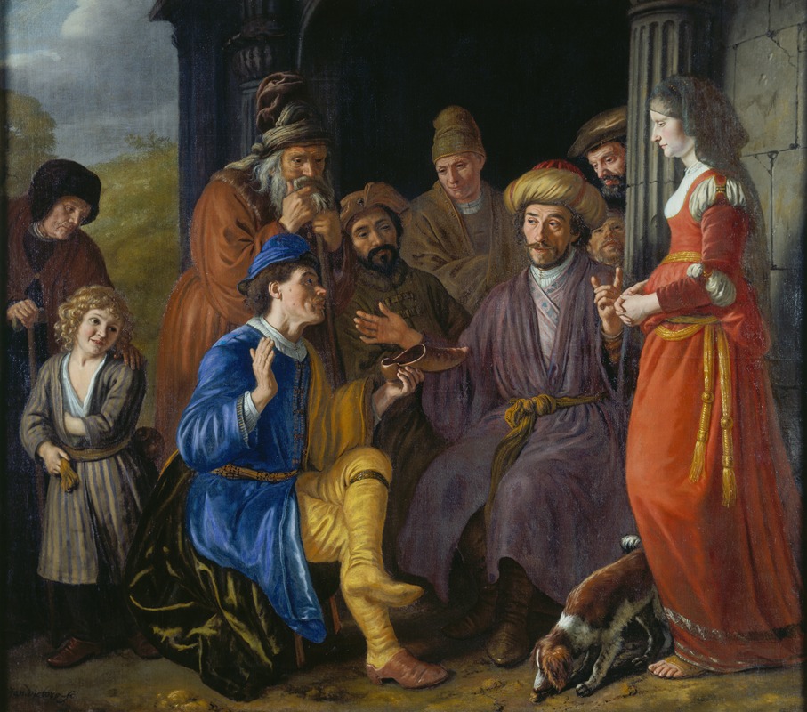 Jan Victors - Boaz takes over the inheritance of Elimelech