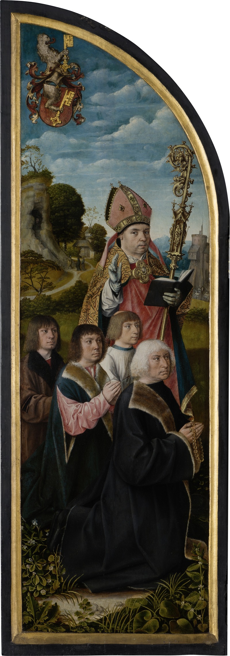 Master of Frankfurt - St Nicholas with Donors