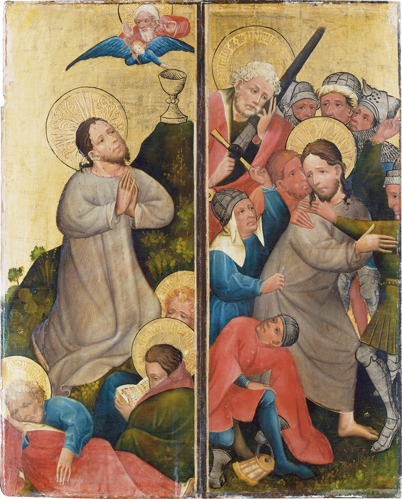 Master Of The Middle Rhine - Agony in the Garden and Arrest of Christ