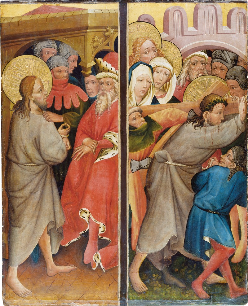 Master Of The Middle Rhine - Christ before Pilate, Carrying of the Cross