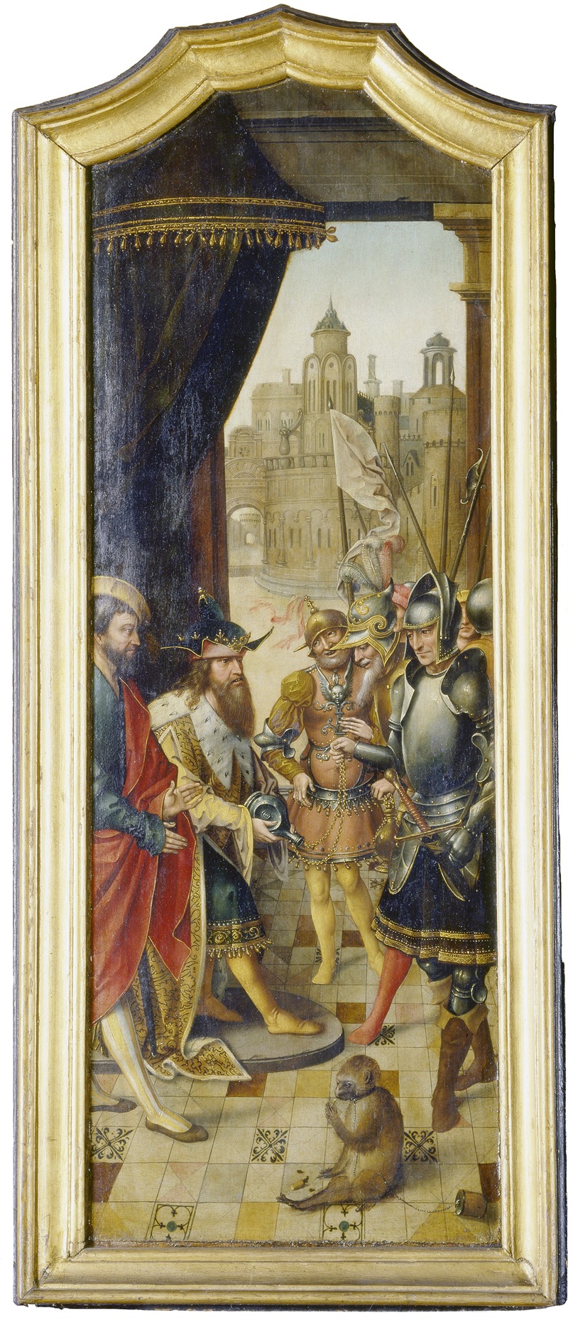 Master of the von Groote Adoration - King David Receiving the Cistern Water of Bethlehem