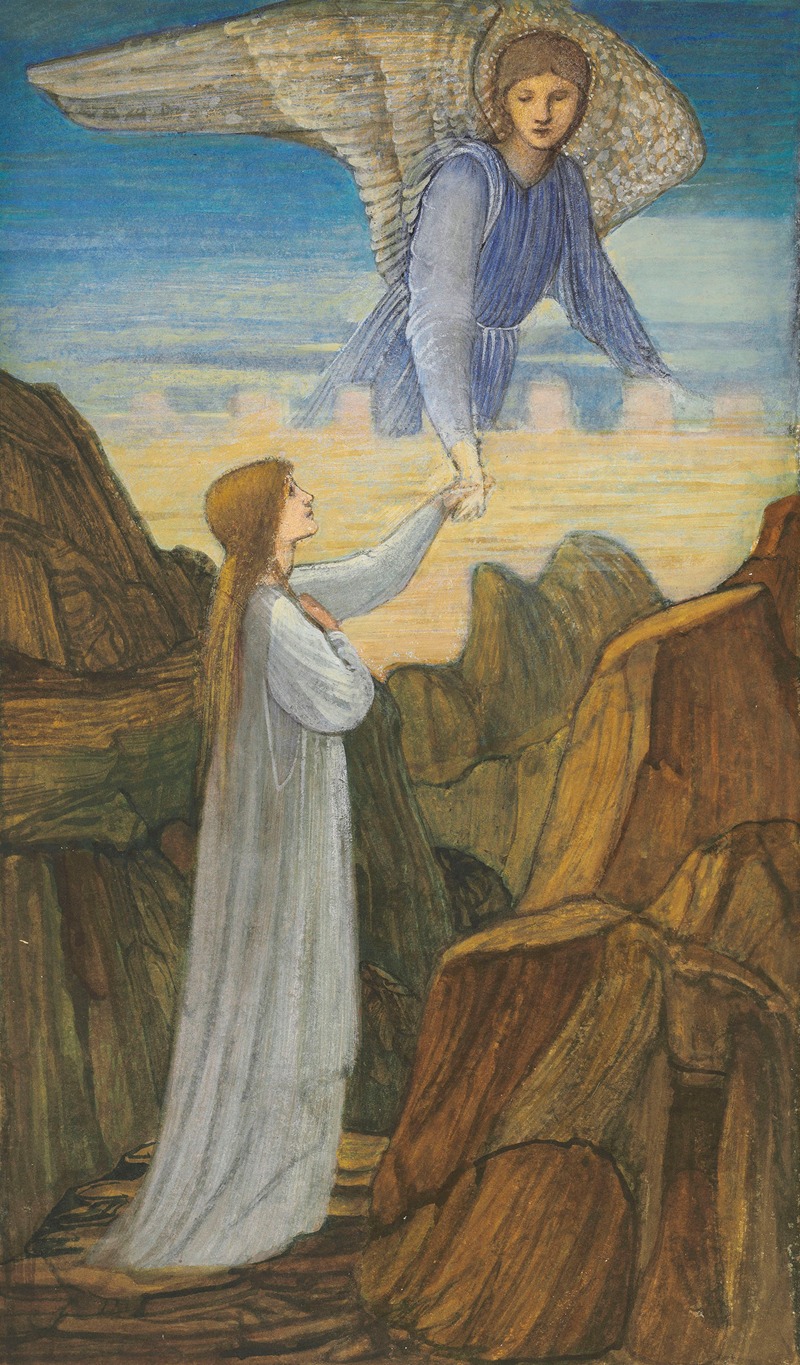 Sir Edward Coley Burne-Jones - The Guardian Angel