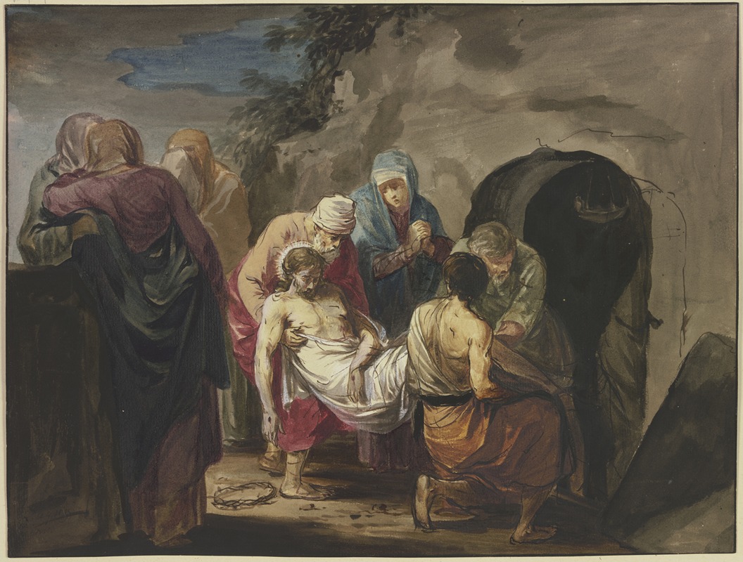Willem Joseph Laquy - Entombment of Christ