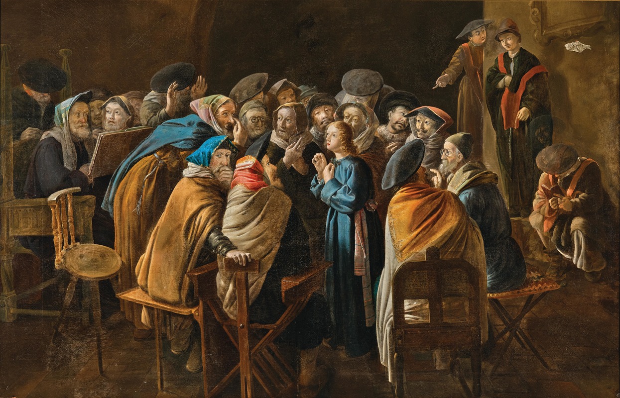 Bartholomäus Wittig - Christ among the doctors