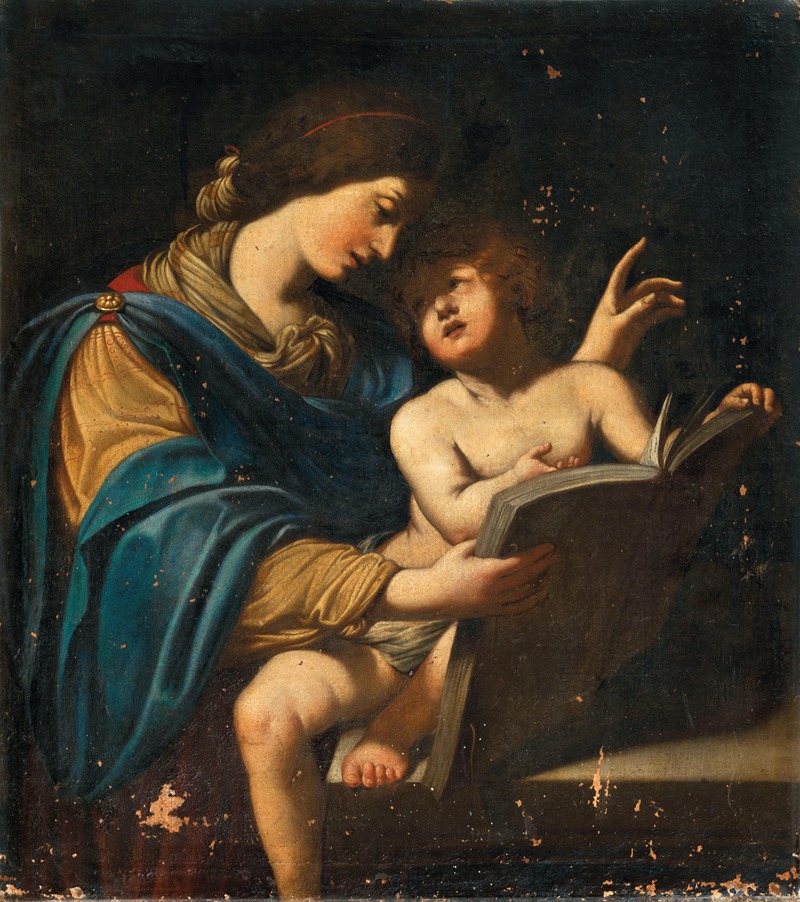 Lionello Spada - The Madonna teaching the Christ Child to read