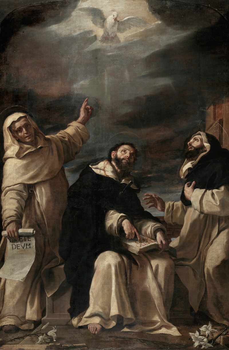 Mattia Preti - Saints Vincent Ferrer, Peter Martyr and Raymond of Peñafort