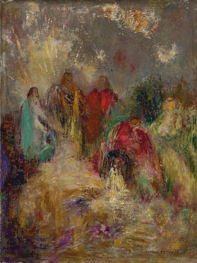 Odilon Redon - Le Christ et ses disciples