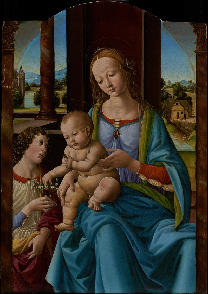 Studio of Lorenzo di Credi - Madonna and Child