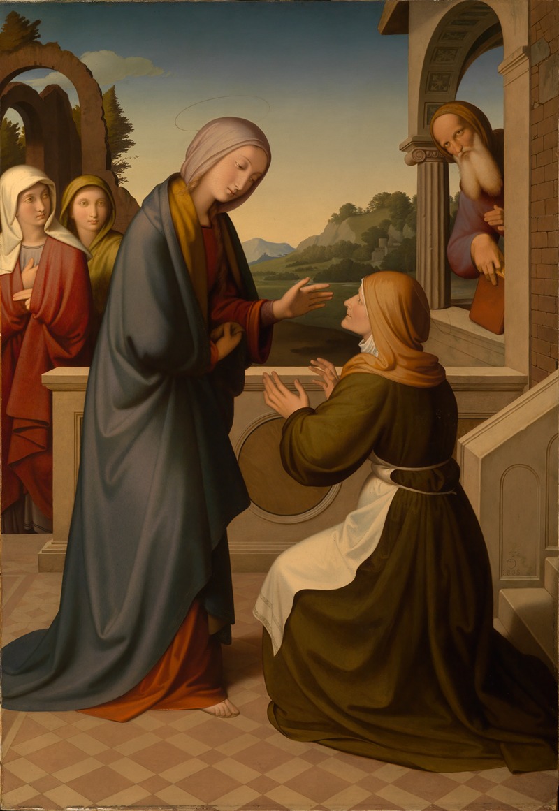 Johann Friedrich Overbeck - Visitation of the Virgin Mary
