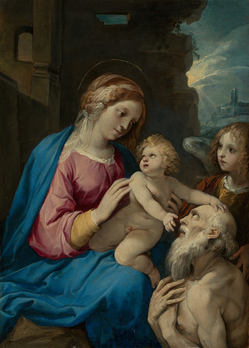 Giuseppe Cesari - Madonna mit Kind, Hieronymus und Engeln