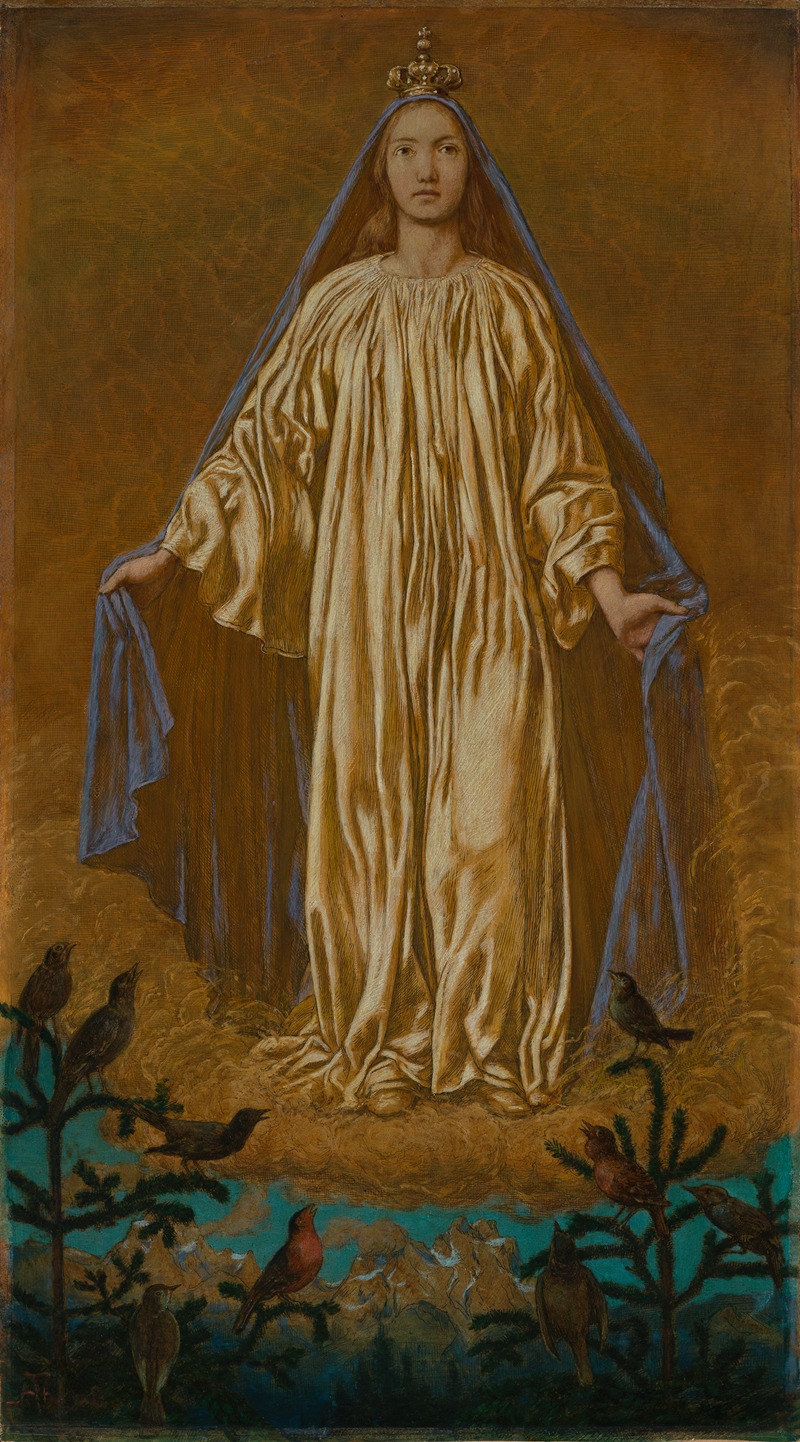 Hans Thoma - Maria als Himmelskönigin