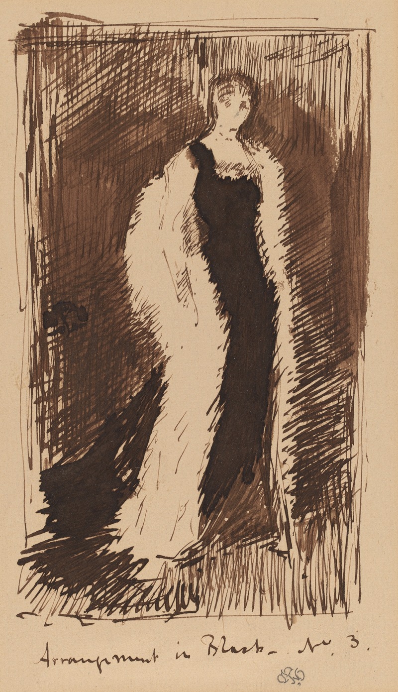 James Abbott McNeill Whistler - Arrangement in Black – No.3