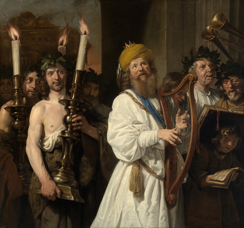 Jan de Bray - König David geleitet die Bundeslade nach Jerusalem
