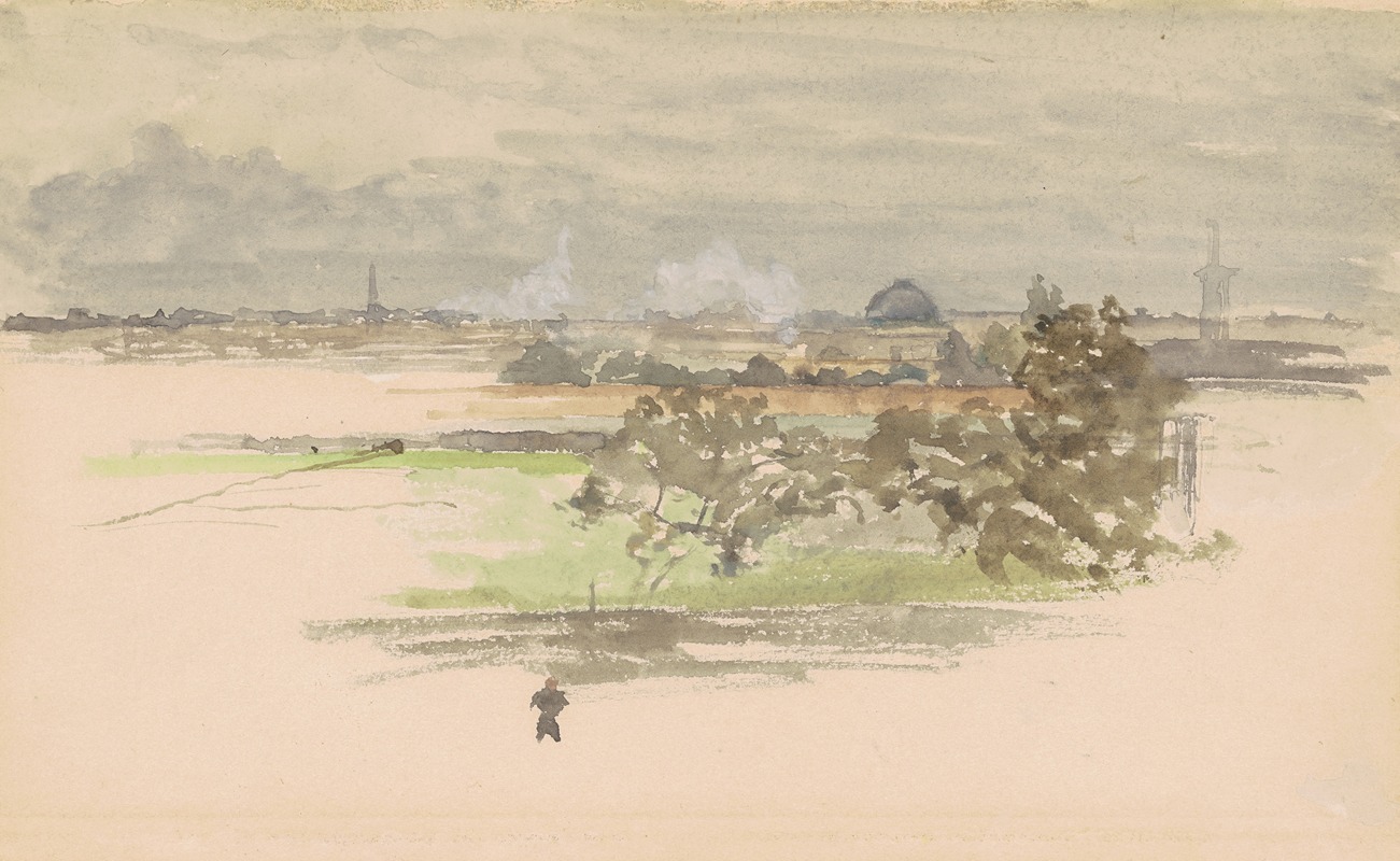 James Abbott McNeill Whistler - Marsh in Zeeland