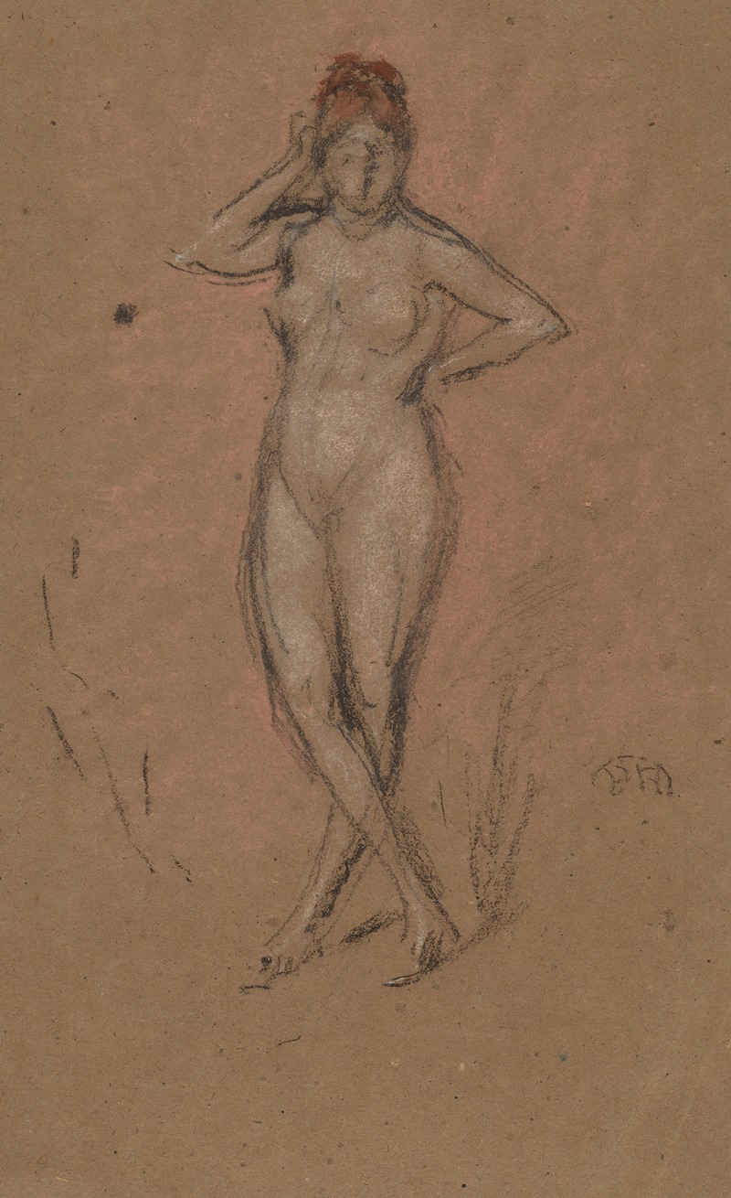 James Abbott McNeill Whistler - Nude Standing with Legs Crossed
