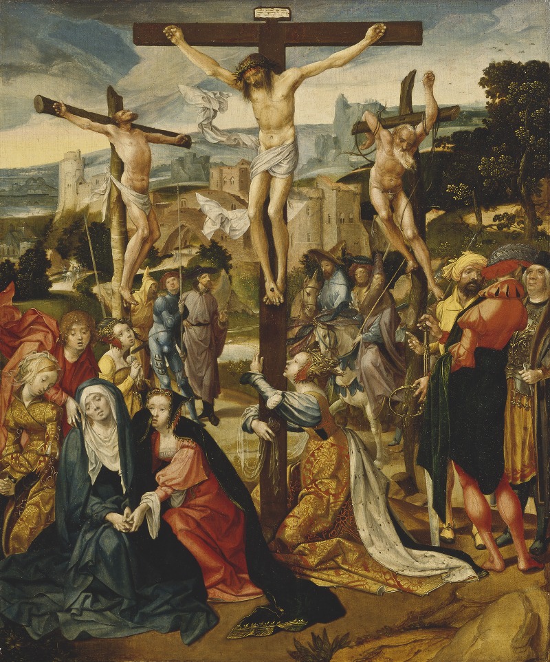 Cornelis Engebrechtsz - The Crucifixion