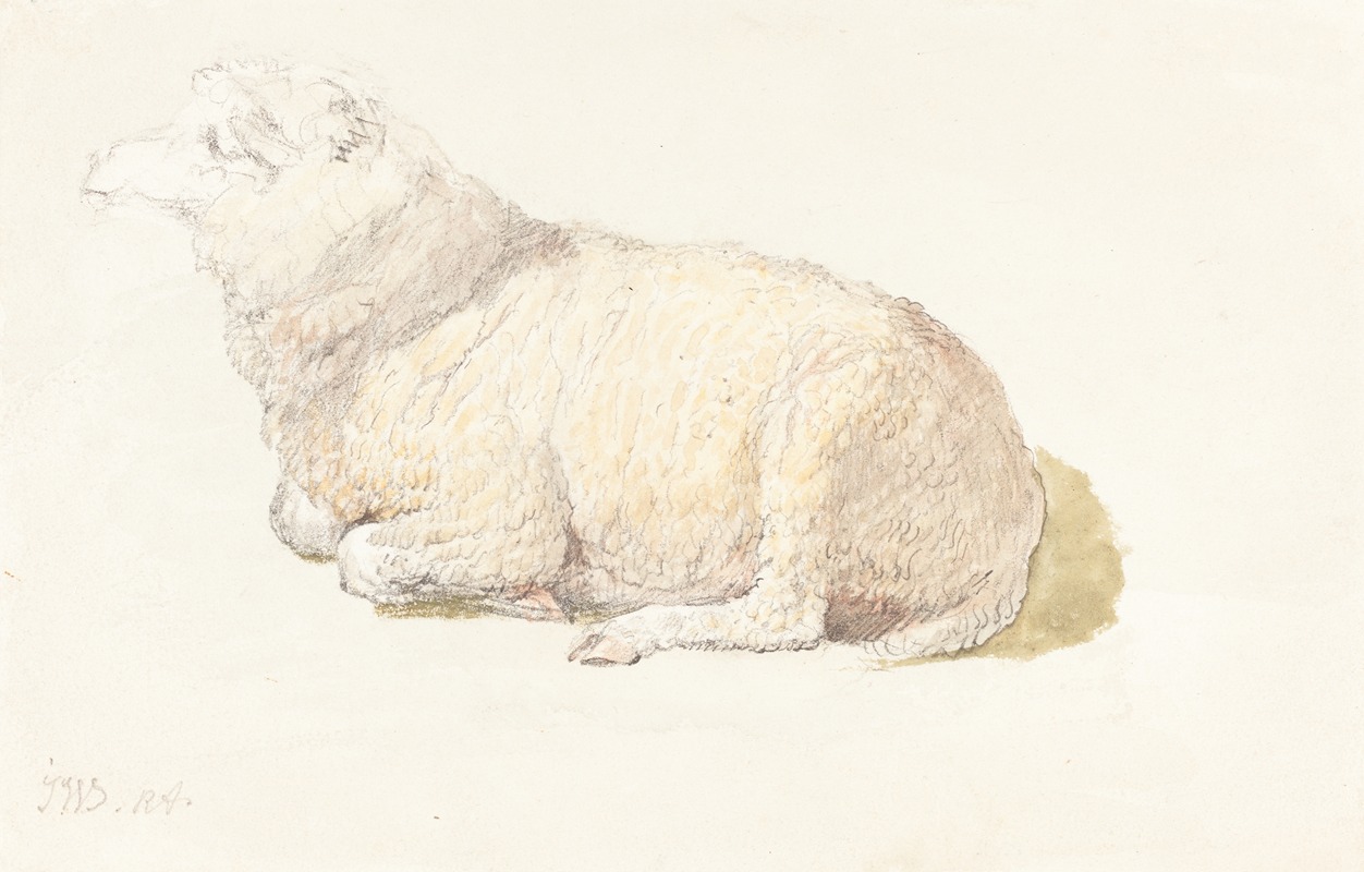 James Ward - A Sheep Resting