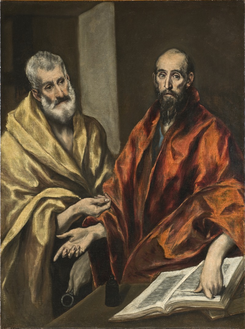 El Greco (Domenikos Theotokopoulos) - St Peter and St Paul