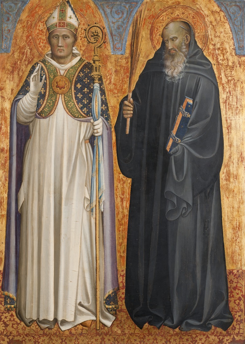 Gherardo Starnina - St Benedict and Bishop Donatus