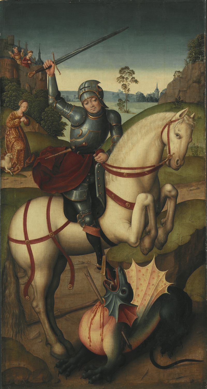 Jan Baegert - St Catherine ; St George and the Dragon