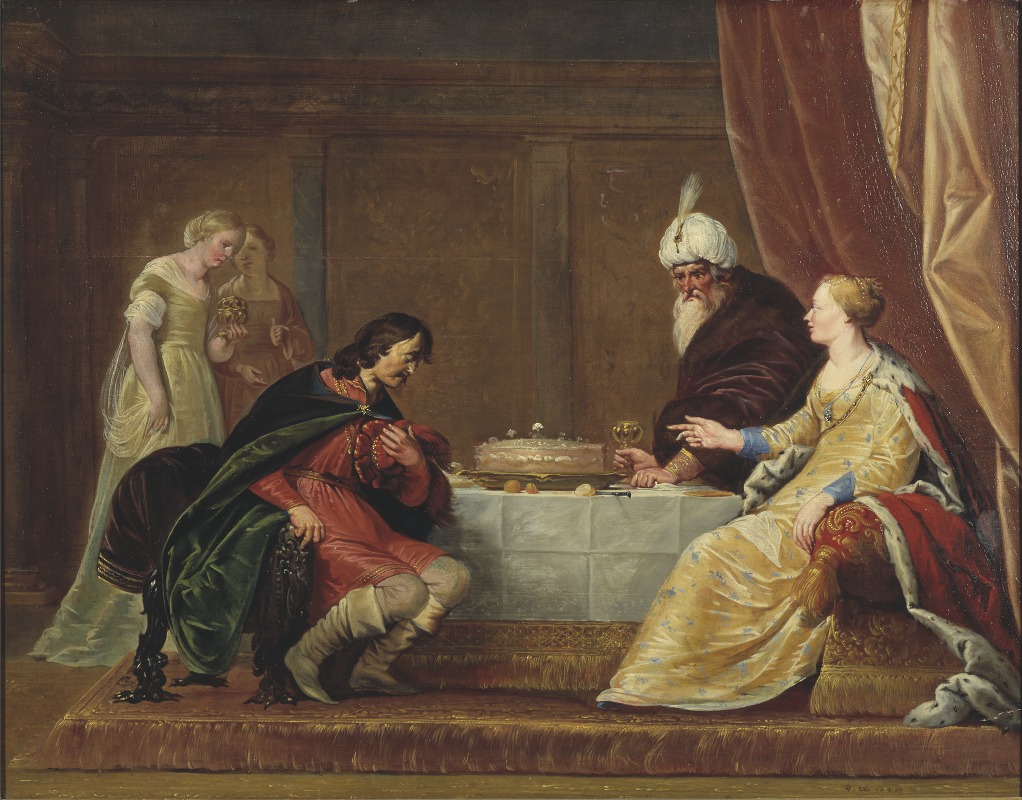 Pieter Fransz. de Grebber - Esther, Ahasuerus and Haman