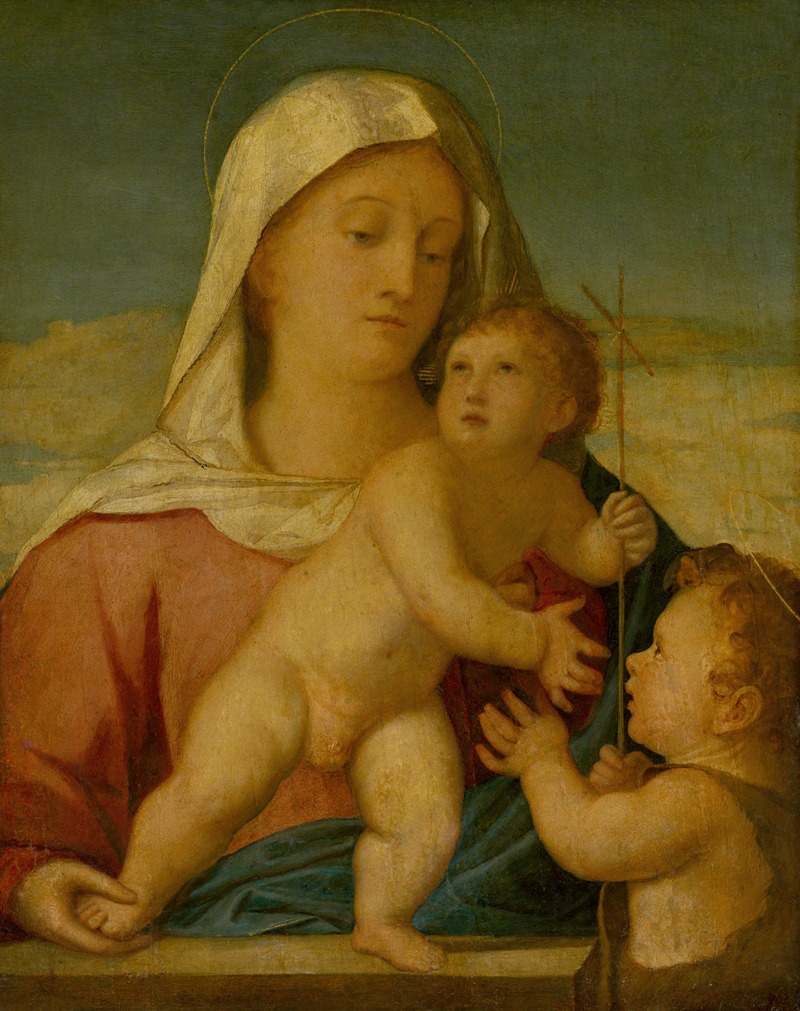 Stefano Cernotto - Madonna and Child with Saint John the Baptist