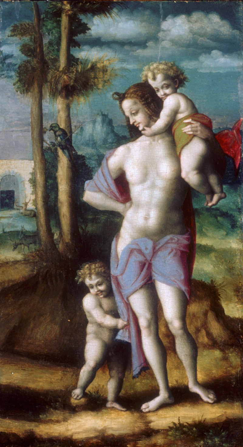 Bacchiacca - Eve with Cain and Abel