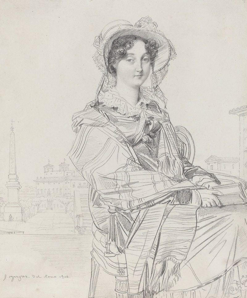 Jean Auguste Dominique Ingres - Mrs. Charles Badham
