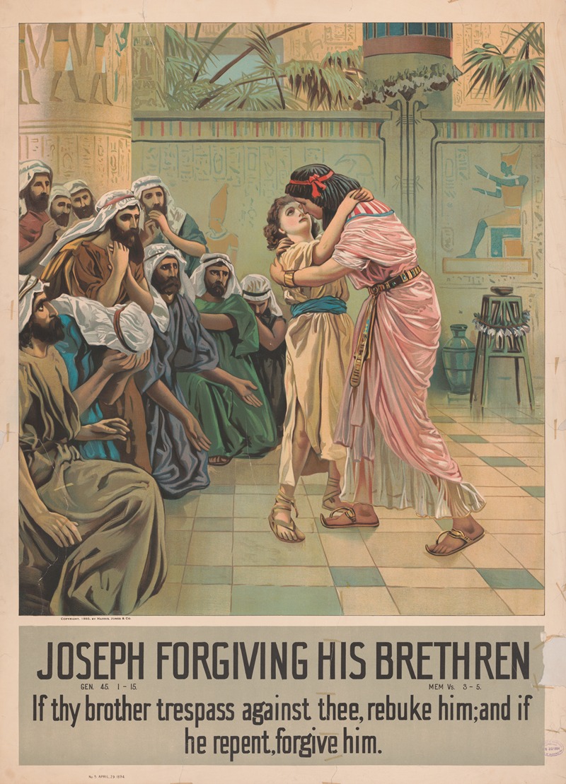 Harris, Jones & Co - Joseph forgiving his brethren