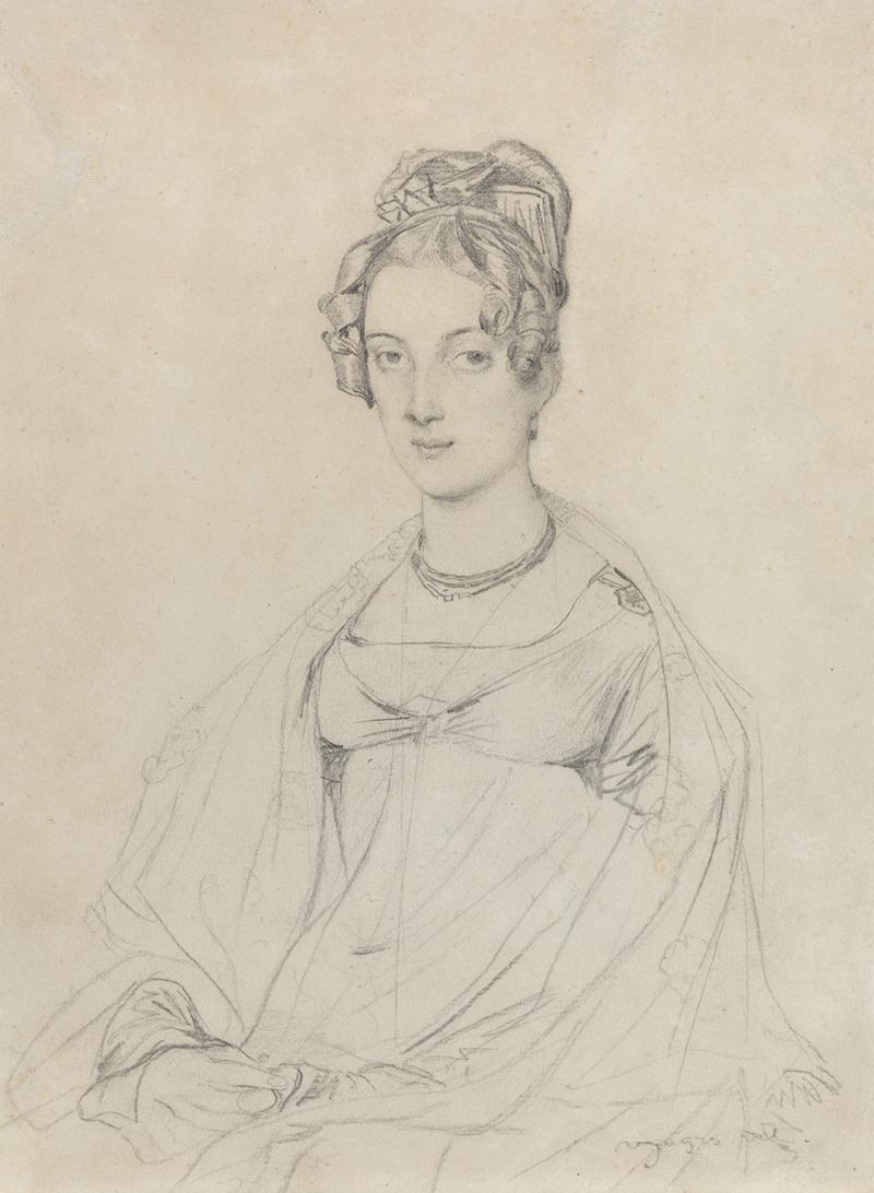 Jean Auguste Dominique Ingres - Mrs. Edward Dodwell