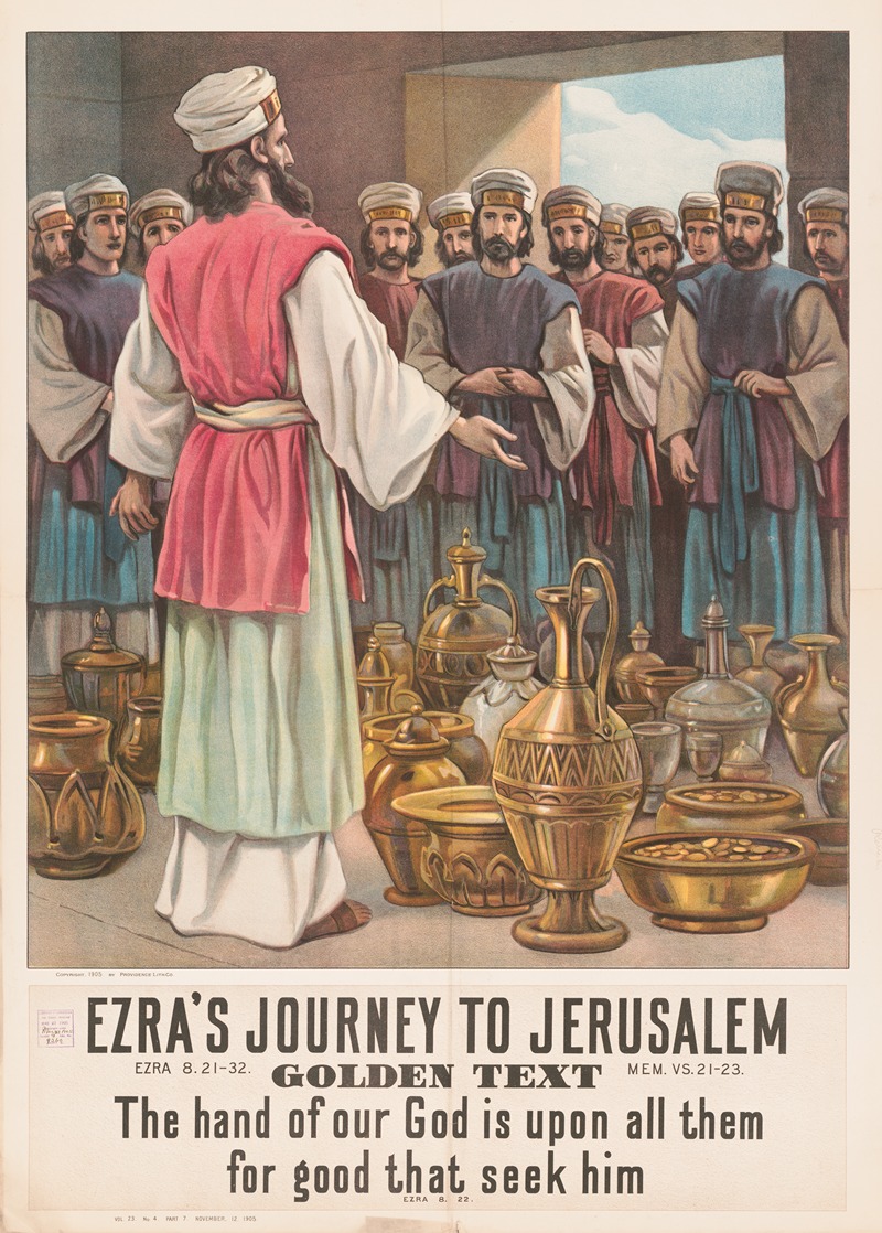 Providence Lith. Co - Ezra’s journey to Jerusalem