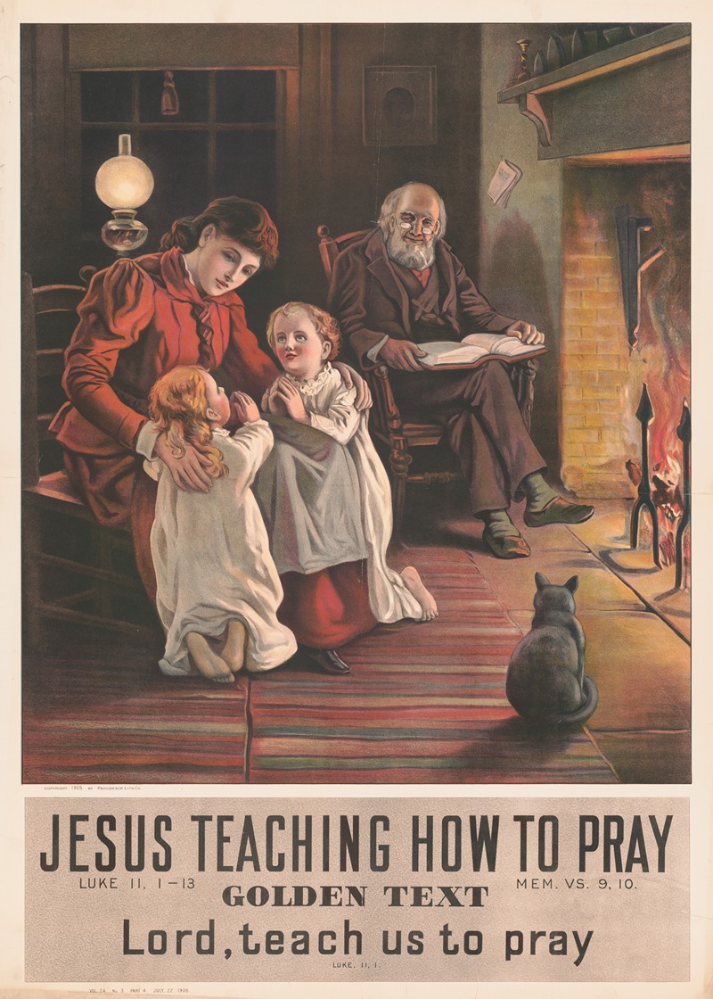 Providence Lith. Co - Jesus teaching how to pray