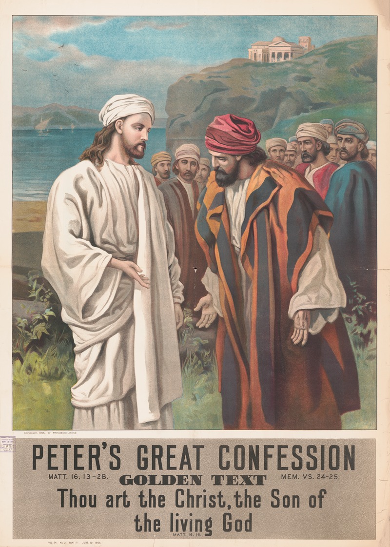 Providence Lith. Co - Peter’s great confession