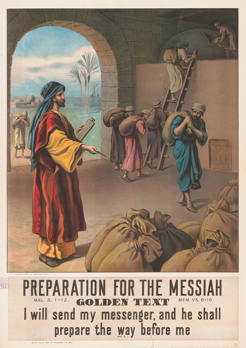 Providence Lith. Co - Preparation for the messiah