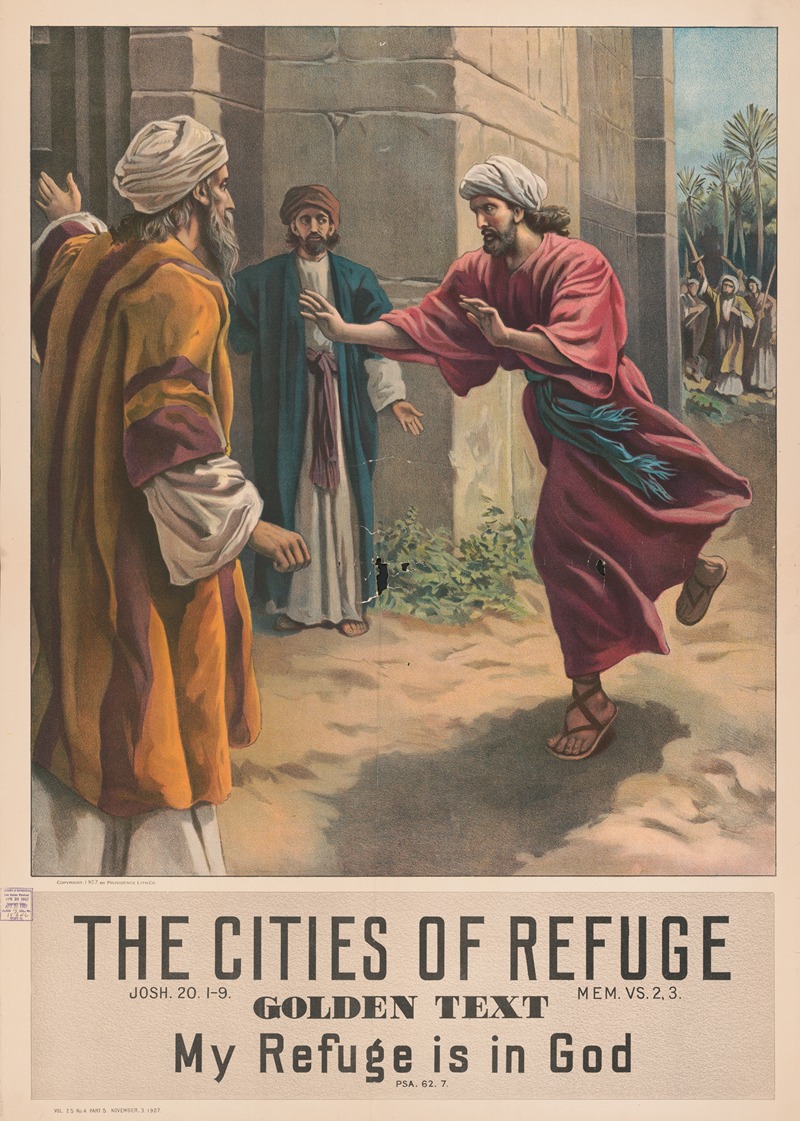 Providence Lith. Co - The cities of refuge